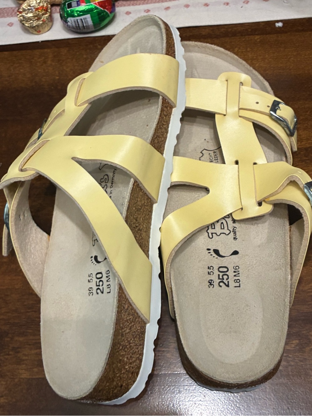 Birkenstock Yellow Double-Strap Sandals - Picture 4 of 4